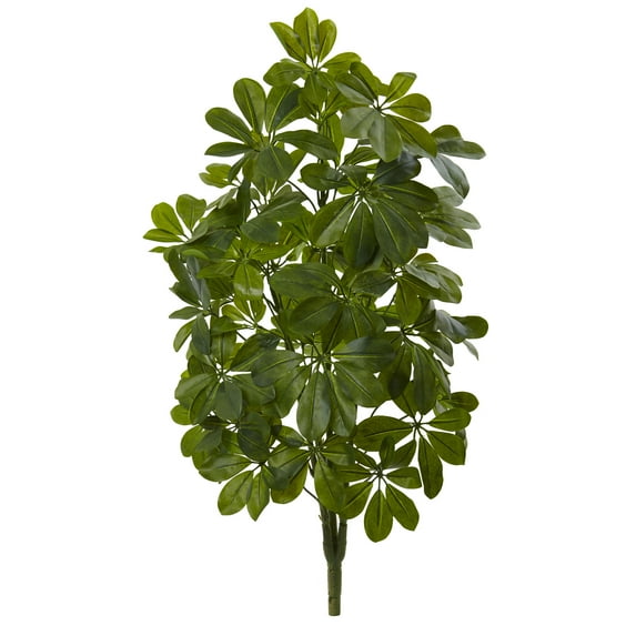Nearly Natural 32’’ Green Baby Schefflera Artificial Plant (Real Touch) (Set of 2)