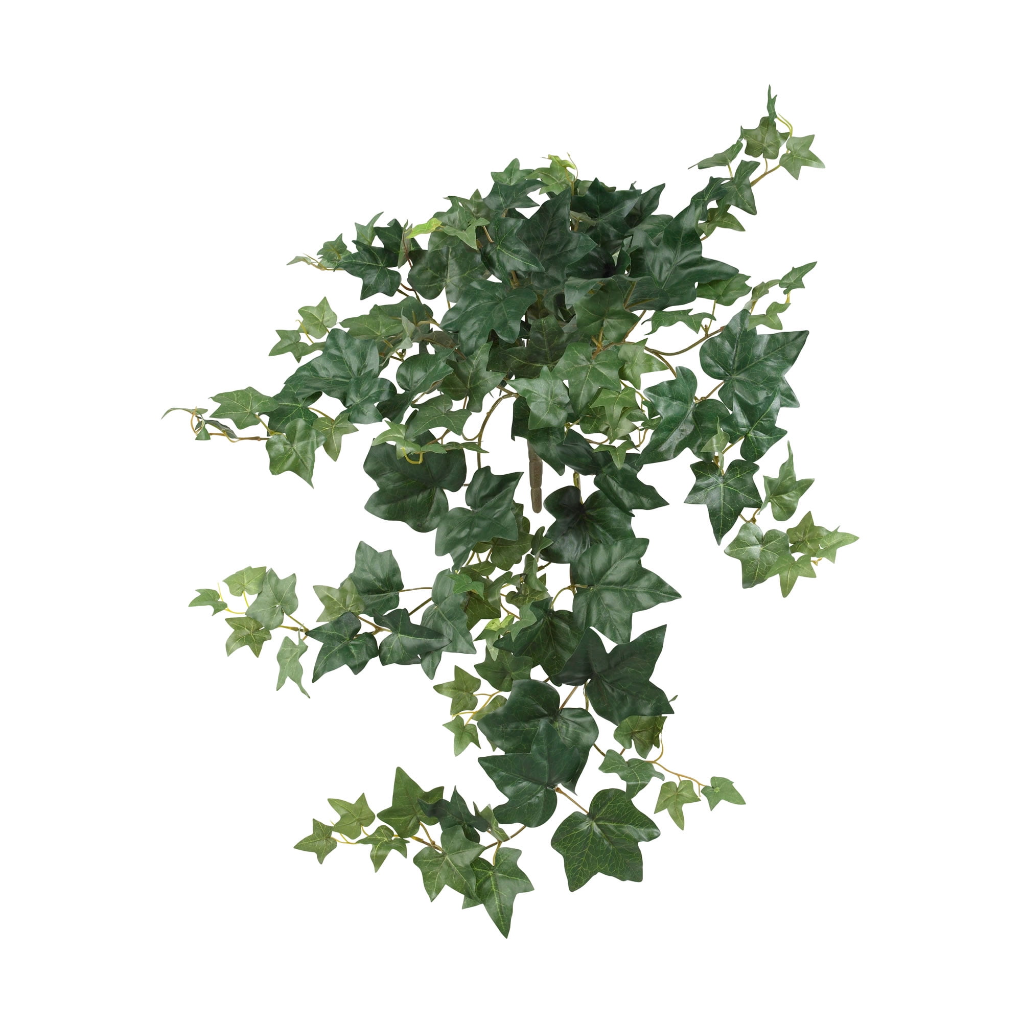 32-Inch Green Plastic Puff Ivy Hanging Artificial Plant Set