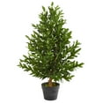 thumbnail image 1 of Nearly Natural 35" Olive Cone Topiary Artificial Tree (Indoor/Outdoor), 1 of 5