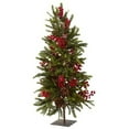 thumbnail image 1 of Nearly Natural 36" Artificial Pine and Berry Christmas Tree, 1 of 4