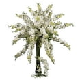 thumbnail image 1 of Nearly Natural 38.5" White Delphinium Stem Artificial Flower, 12pc, 1 of 3