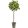 thumbnail image 1 of Nearly Natural 38" Potted Artificial Tree, Orange, 1 of 4