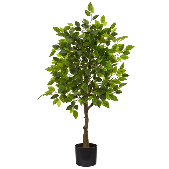 Nearly Natural 39" Ficus Artificial Tree, Green