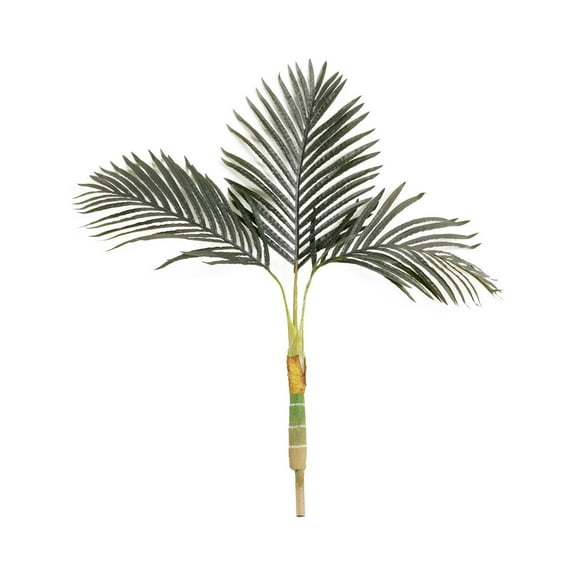 Nearly Natural 3ft. Artificial Golden Cane Palm Tree (No Pot), Green