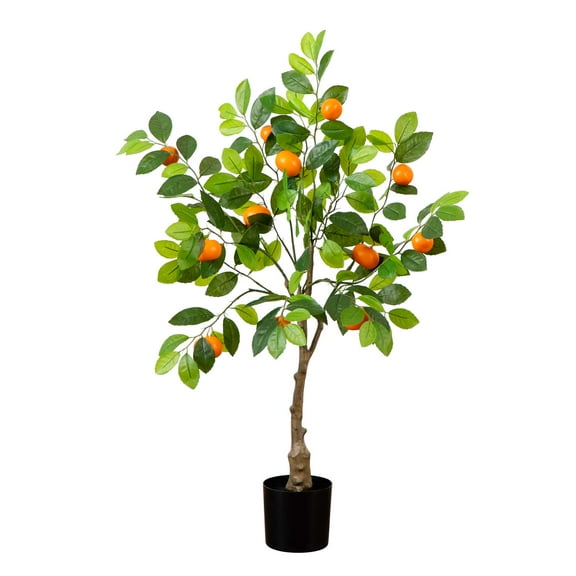 Nearly Natural 3ft. Artificial Tangerine Tree
