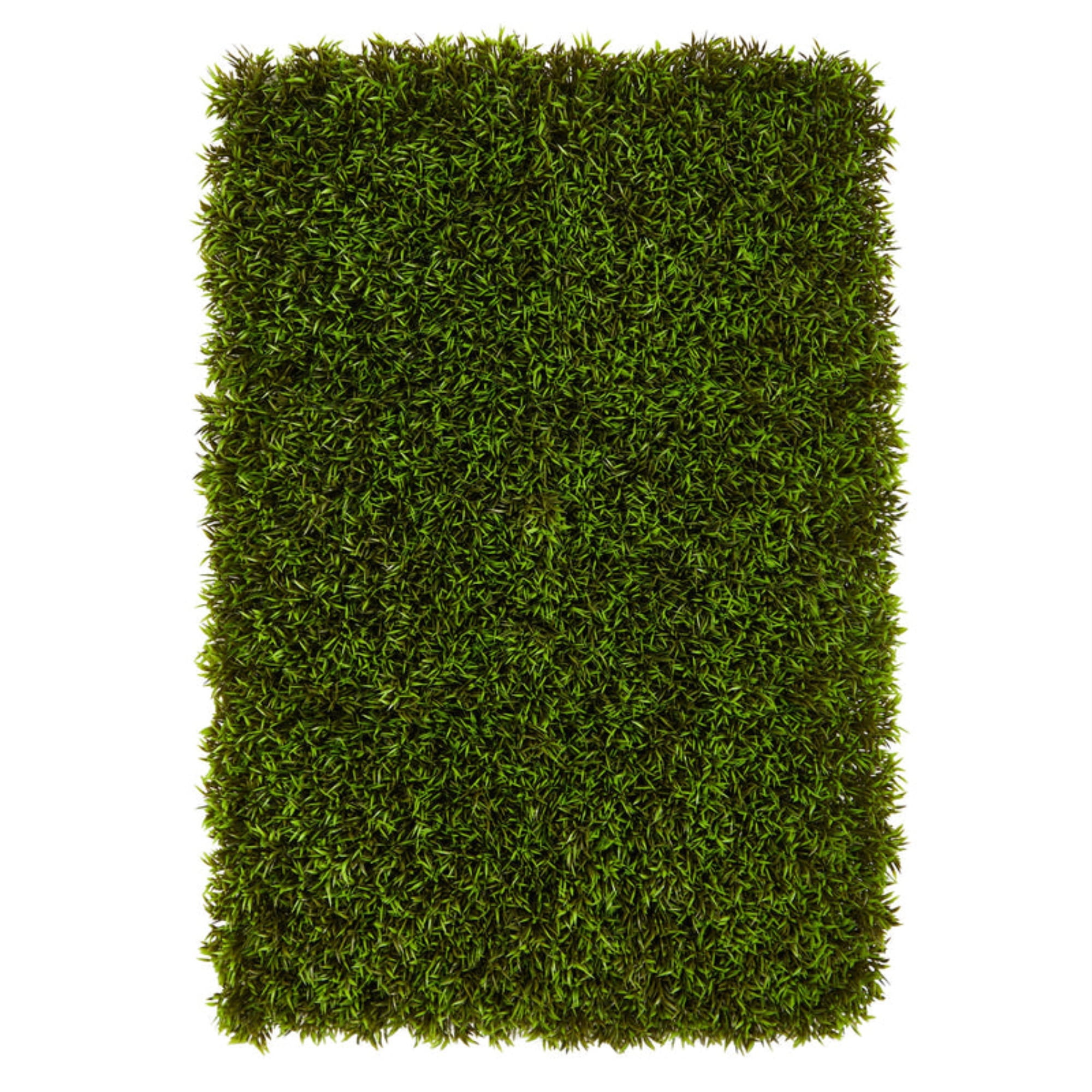 3' Green Plastic Triple Ball Boxwood Topiary in Black Pot