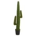 thumbnail image 1 of Nearly Natural 4.5' Plastic Cactus Artificial Plant, Green, 1 of 2