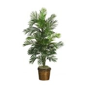 Nearly Natural 4.5ft. Areca Palm Artificial Tree with Basket