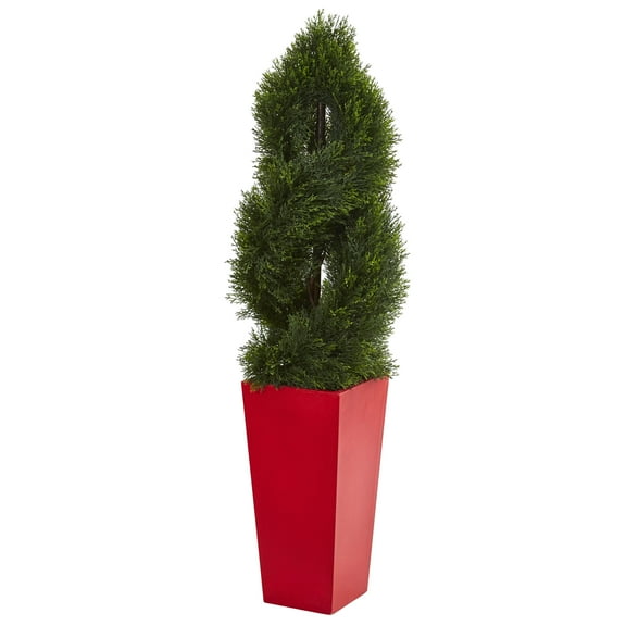 Nearly Natural 4.5ft. Double Pond Cypress Spiral Artificial Tree