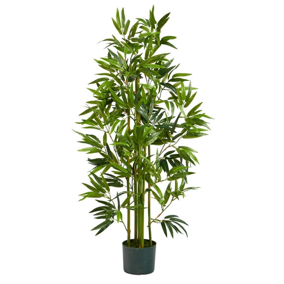 Nearly Natural 4' Bamboo Artificial Tree