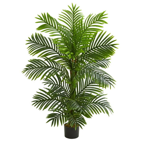 Nearly Natural 4' Bamboo Palm Artificial Tree