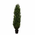 thumbnail image 1 of Nearly Natural 4' Cedar Tree Artificial Tree (Indoor/Outdoor), Green, 1 of 11