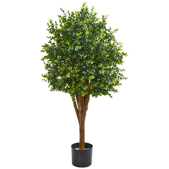 Nearly Natural 4' Eucalyptus Artificial Tree UV Resistant (Indoor/Outdoor)