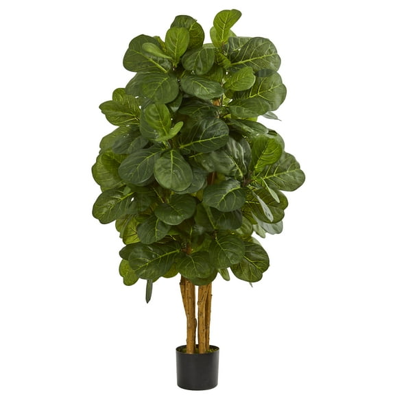 Nearly Natural 4' Fiddle Leaf Fig Artificial Tree