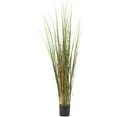 thumbnail image 1 of Nearly Natural 4' Grass & Bamboo Artificial Plant, Green, 1 of 3