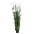 thumbnail image 1 of Nearly Natural 4' Plastic Grass Artificial Plant, Green, 1 of 2