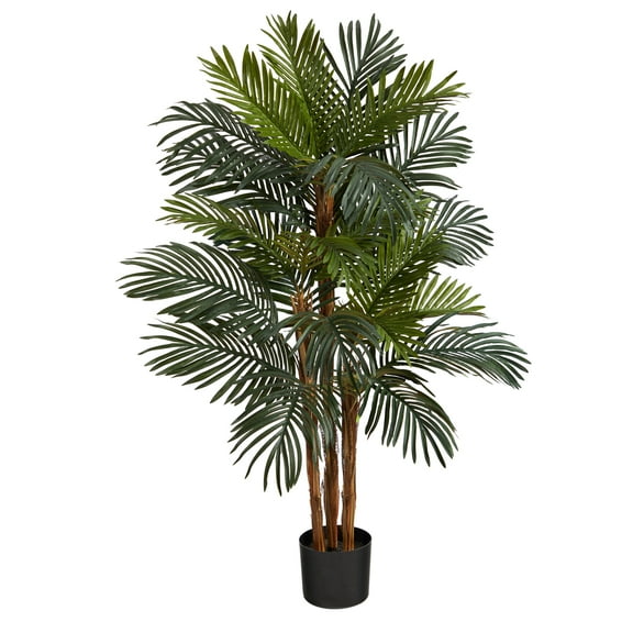 Nearly Natural 4' Robellini Palm Artificial Tree