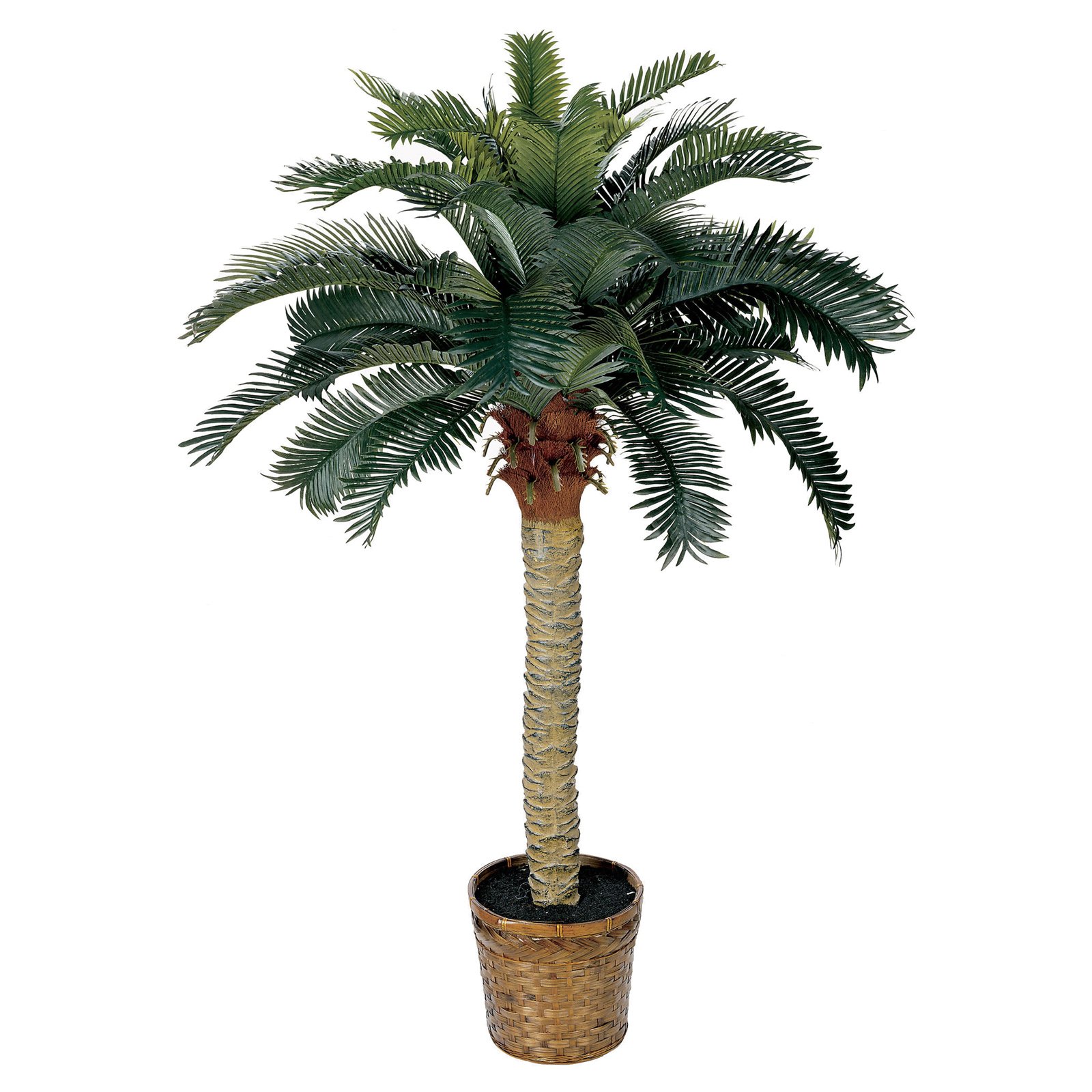 Nearly Natural 4' Sago Artificial Palm Tree - image 1 of 6