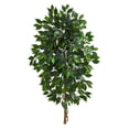 thumbnail image 1 of Nearly Natural 4' Single Ficus Artificial Tree (Pot Not Included), 1 of 3