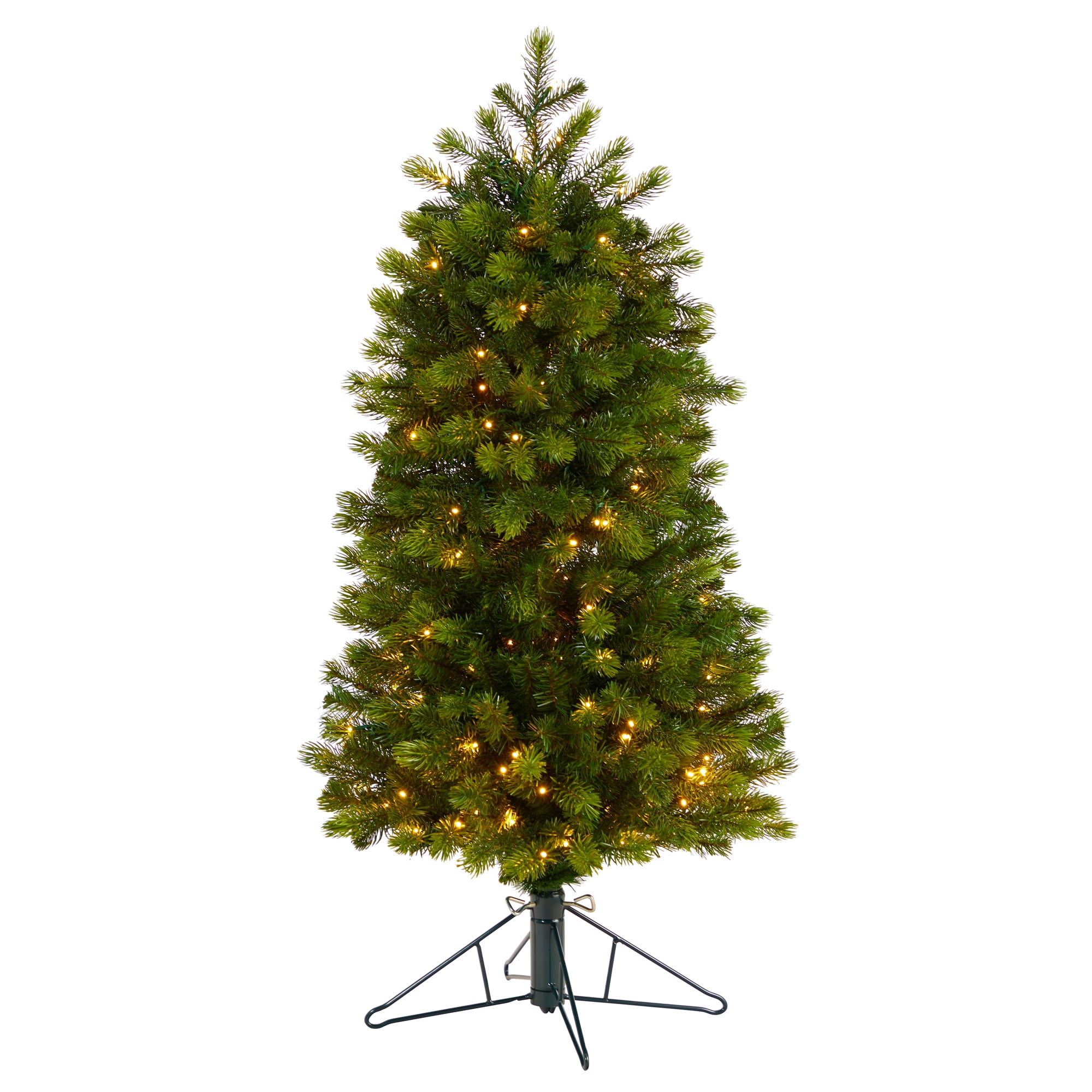 Pre-Lit Instant No Fluff Artificial Spruce Christmas Tree