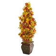 thumbnail image 1 of Nearly Natural 40in. Autumn Maple Artificial Tree in Decorative Planter, 1 of 2