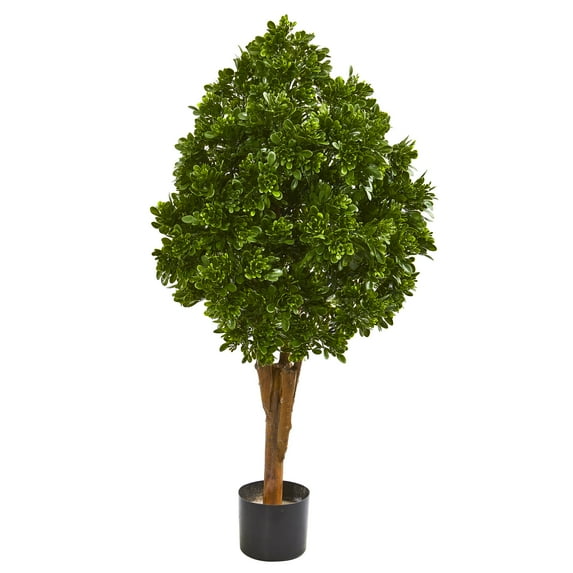 Nearly Natural 41" Tea Leaf Artificial Tree UV Resistant (Indoor/Outdoor)