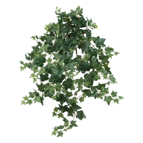 Nearly Natural 41in. Puff Ivy Hanging Artificial Plant (Set of 2), Green