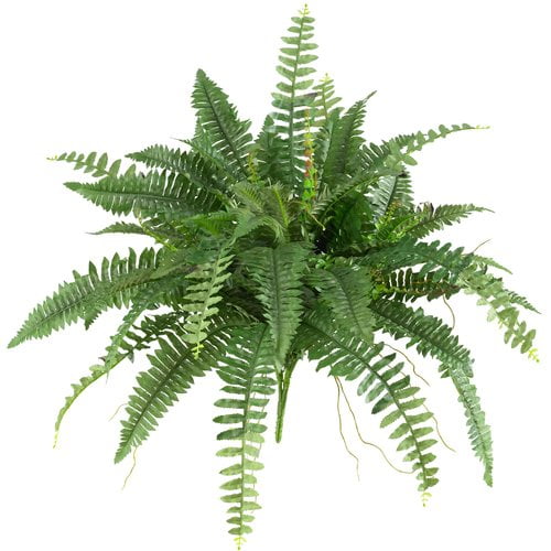Nearly Natural 48in. Boston Fern Artificial Plant (Set of 2), Green