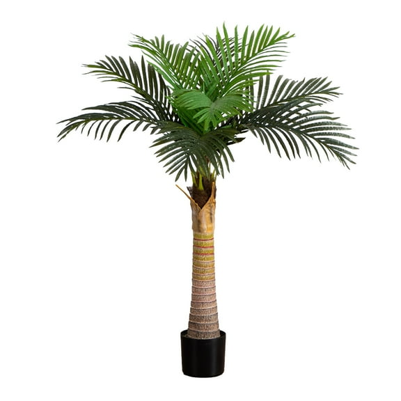 Nearly Natural Artificial Coconut Palm Potted Tree - 4'