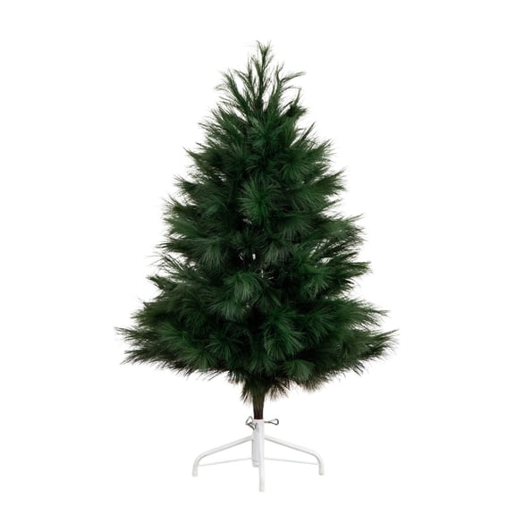 Nearly Natural Pampas Grass Artificial Christmas Tree - 4' - Green - Unlit