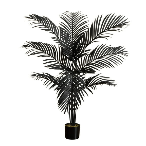 Nearly Natural Artificial Paradise Palm Halloween Potted Tree - 4' - Unlit