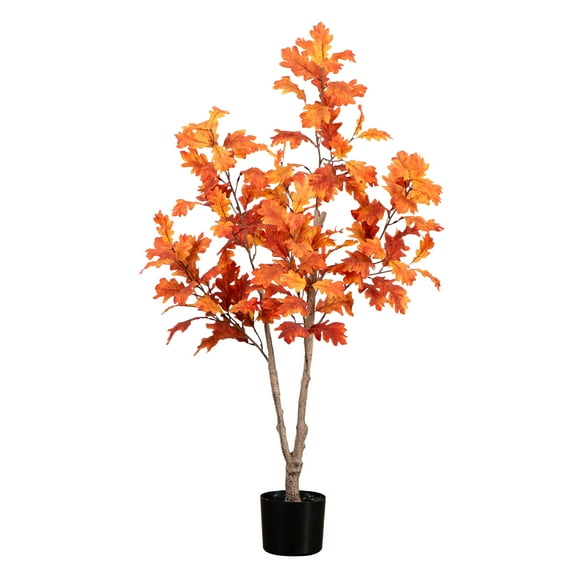 Nearly Natural 4ft. Autumn Oak Artificial Fall Tree