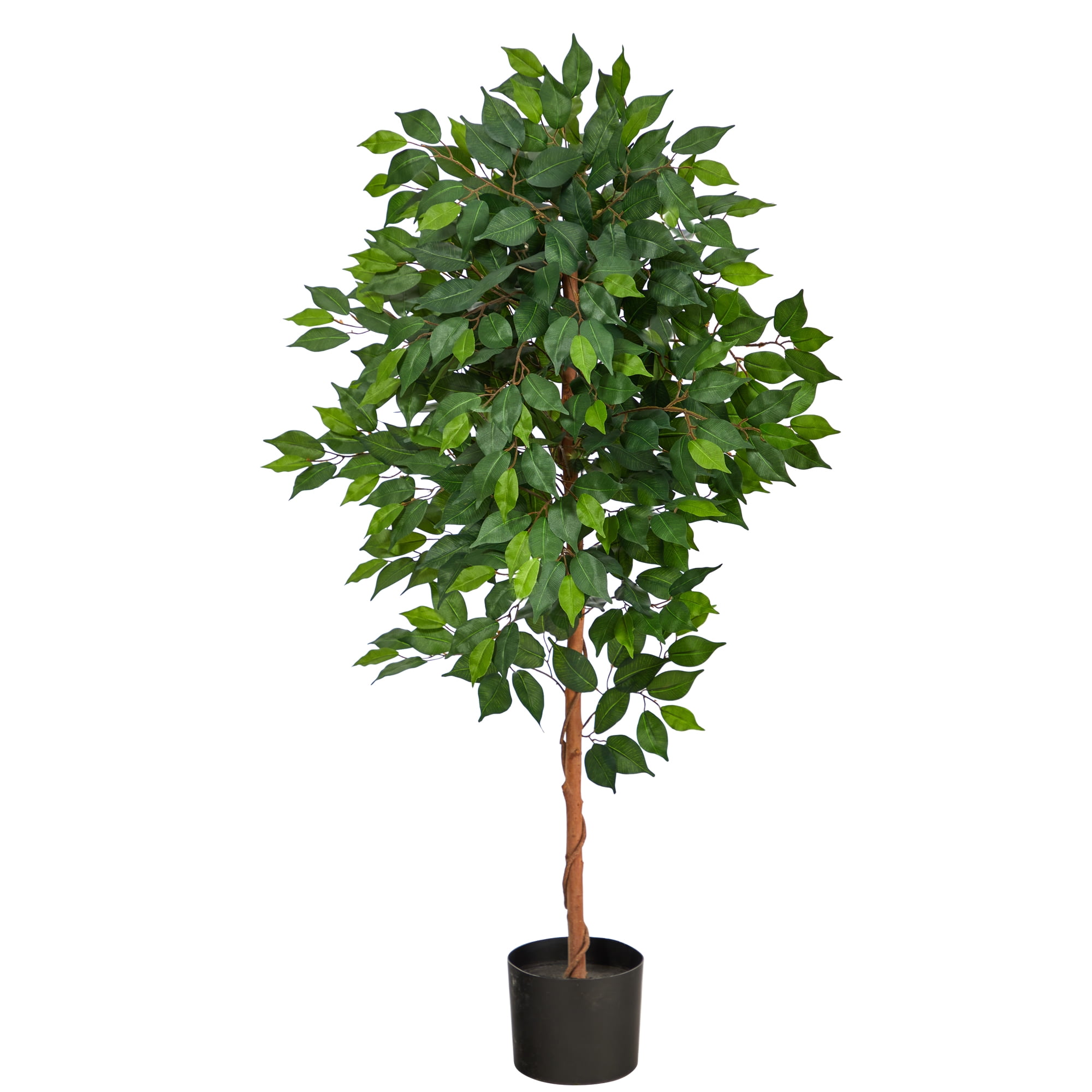 4-Foot Green Ficus Artificial Tree with Lights