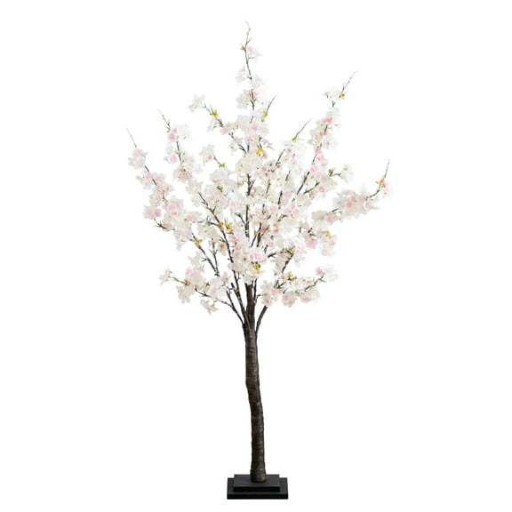 Nearly Natural 4ft. Lighted Artificial Cherry Blossom Tree with 210 Warm White LED Lights