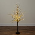 thumbnail image 1 of Nearly Natural Pre-Lit Brown Twig Artificial Christmas Tree - 4' - Warm White LED Lights, 1 of 9