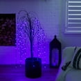 thumbnail image 1 of Nearly Natural Pre-Lit Black Willow Artificial Halloween Tree - 4' - Dual Color LED Lights, 1 of 9