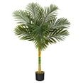 thumbnail image 1 of Nearly Natural 4ft. Single Stalk Golden Cane Artificial Palm Tree, 1 of 4