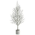 thumbnail image 1 of Nearly Natural 4ft. Snowed Twig Artificial Tree in Decorative Planter, 1 of 3