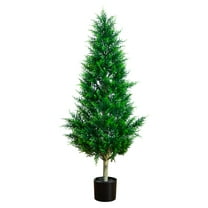Nearly Natural 4ft. UV Resistant Artificial Cypress Tower Tree (Indoor/Outdoor)
