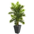 thumbnail image 1 of Nearly Natural 5.5' Areca Palm Artificial Tree in Slate Finished Planter, 1 of 2