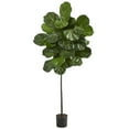 thumbnail image 1 of Nearly Natural 5.5' Fiddle Leaf Artificial Tree, Green, 1 of 3