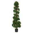 thumbnail image 1 of Nearly Natural 5.5ft English Ivy Topiary Spiral Artificial Tree UV Resistant, 1 of 4