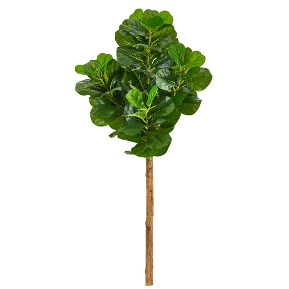 Nearly Natural 5.5ft. Artificial Fiddle Leaf Tree (No Pot), Green