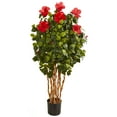 thumbnail image 1 of Nearly Natural 5' Hibiscus Artificial Tree, 1 of 3