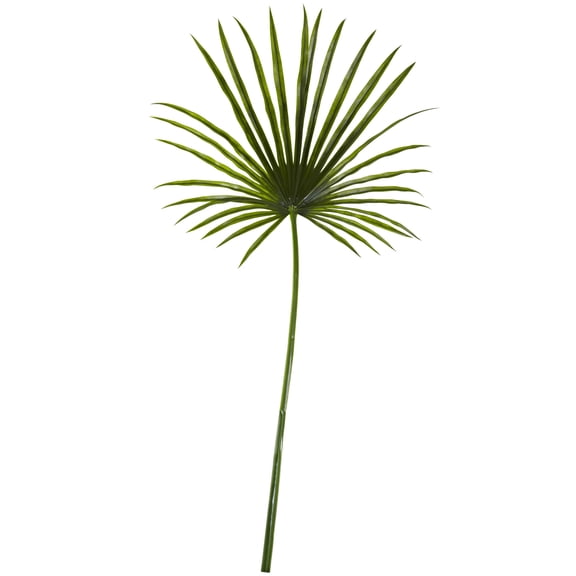 Nearly Natural 50 Fan Palm Spray Artificial Plant (Set of 2)