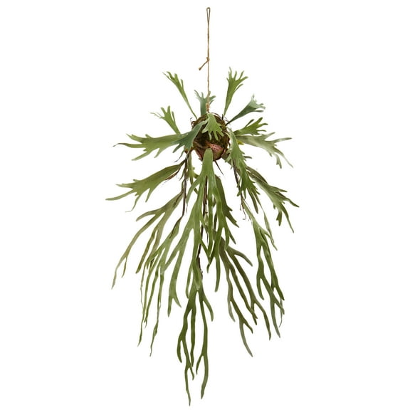 Nearly Natural 50in. Staghorn Artificial Hanging Plant