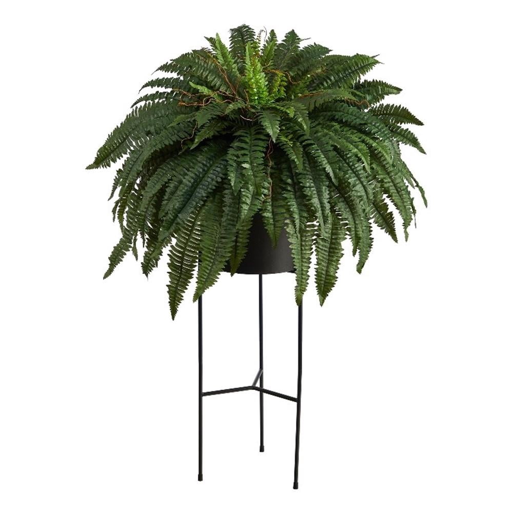 Nearly Natural 28" Autumn Boston Fern Artificial Plant - Thumbnail 4