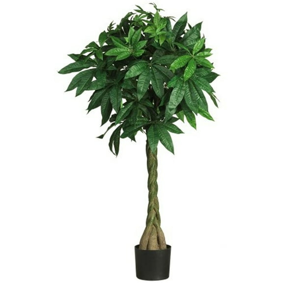 Nearly Natural 51in. Artificial Braided Money Tree