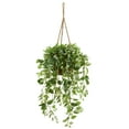 thumbnail image 1 of Nearly Natural 51in. Wandering Jew Artificial Plant in Hanging Basket (Real Touch), 1 of 2