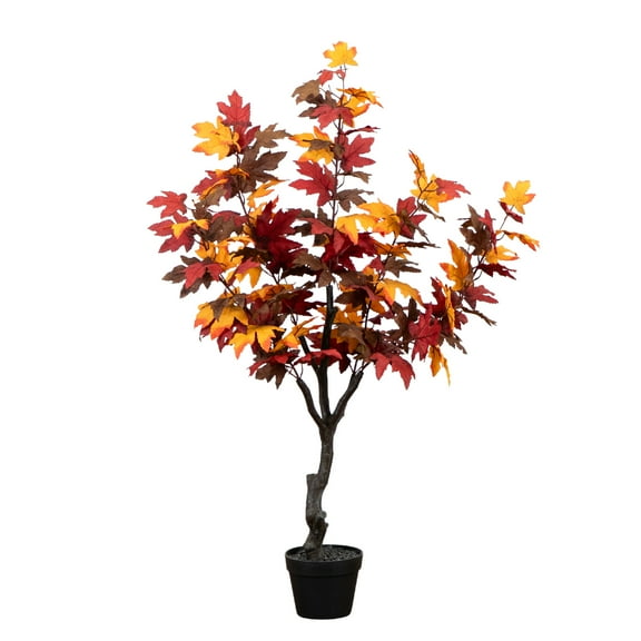Nearly Natural 52in. Autumn Smoky Maple Artificial Fall Tree
